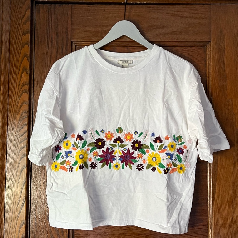 Embroidered t-shirt